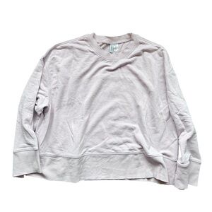 H&M Soft Pink Divided Crewneck